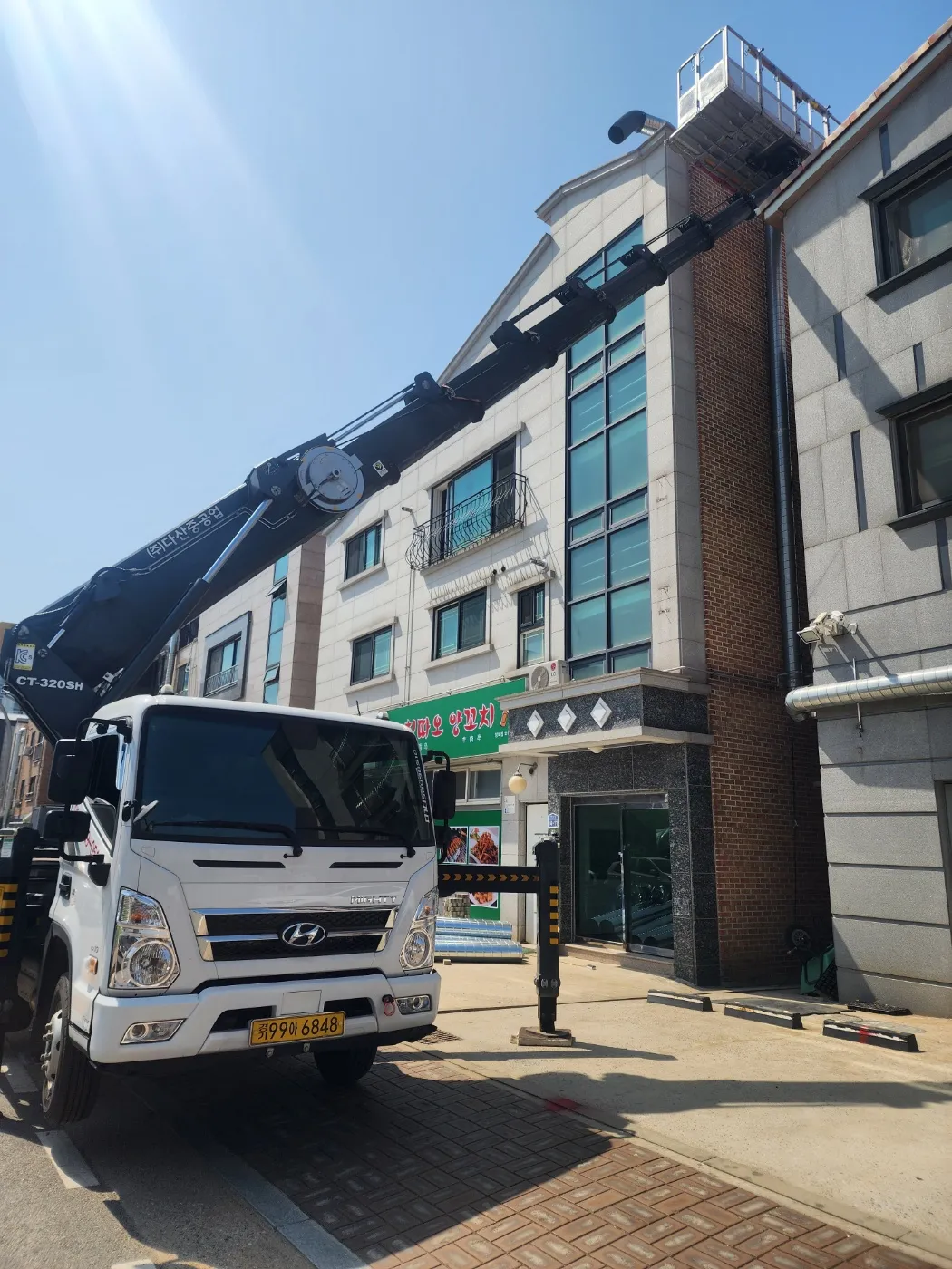 용인 스카이차 현장사진 1